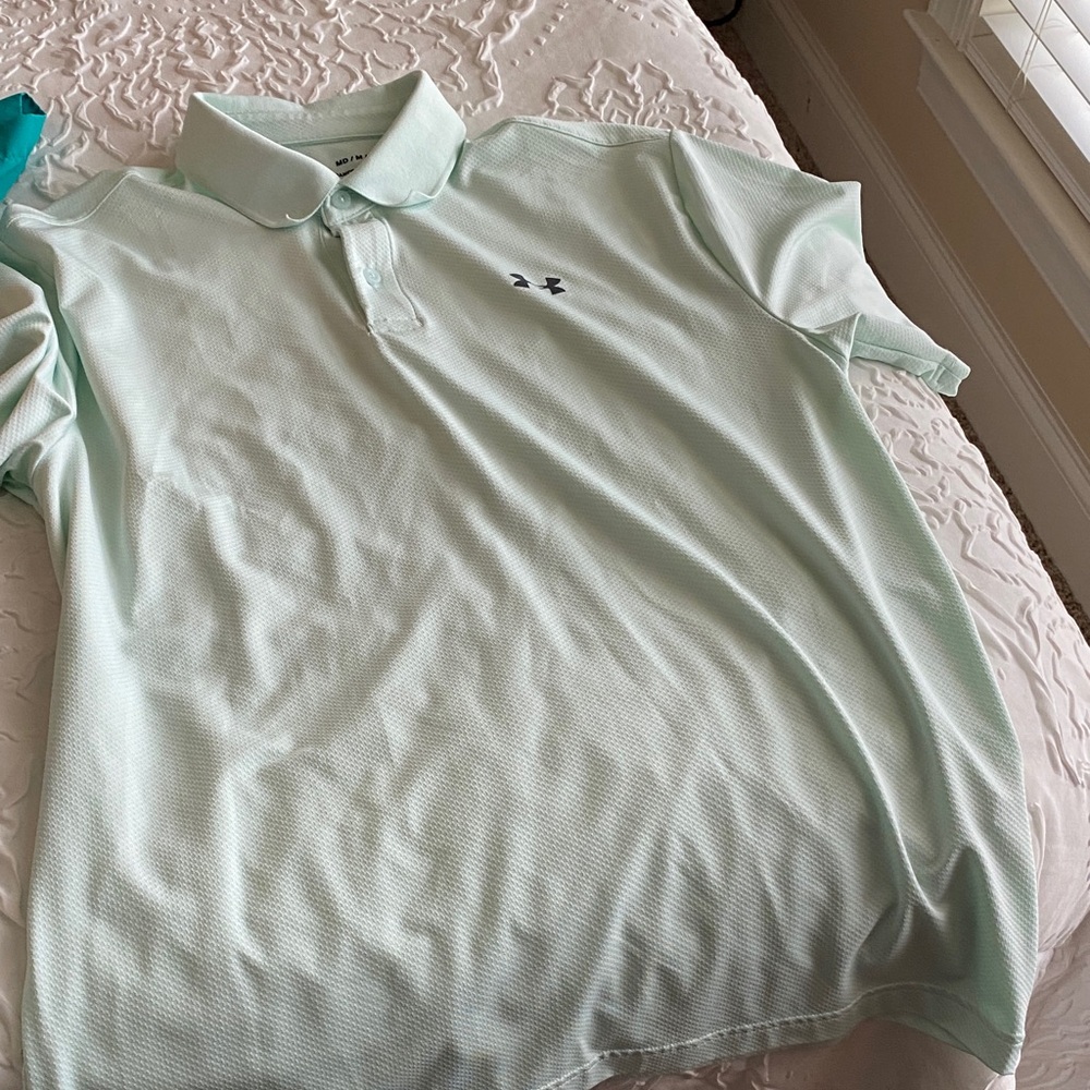 Under Armour Men’s Mint Green Performance Polo